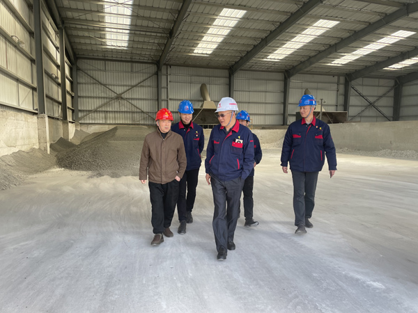 股份公司黨委委員、副總經理劉道昆到建材公司調研