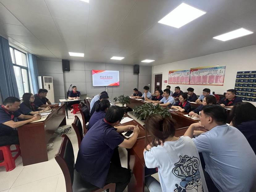 建材公司開展QC管理、質量管理知識培訓