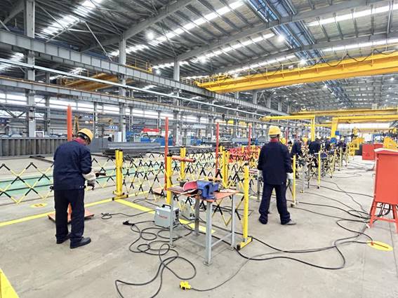 公司舉辦電焊工、電工技術(shù)比武